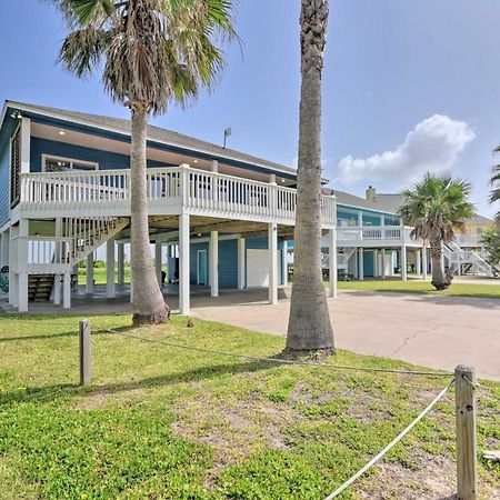 Вилла Bright Crystal Beach House, Walk To Coast! Bolivar Peninsula Экстерьер фото