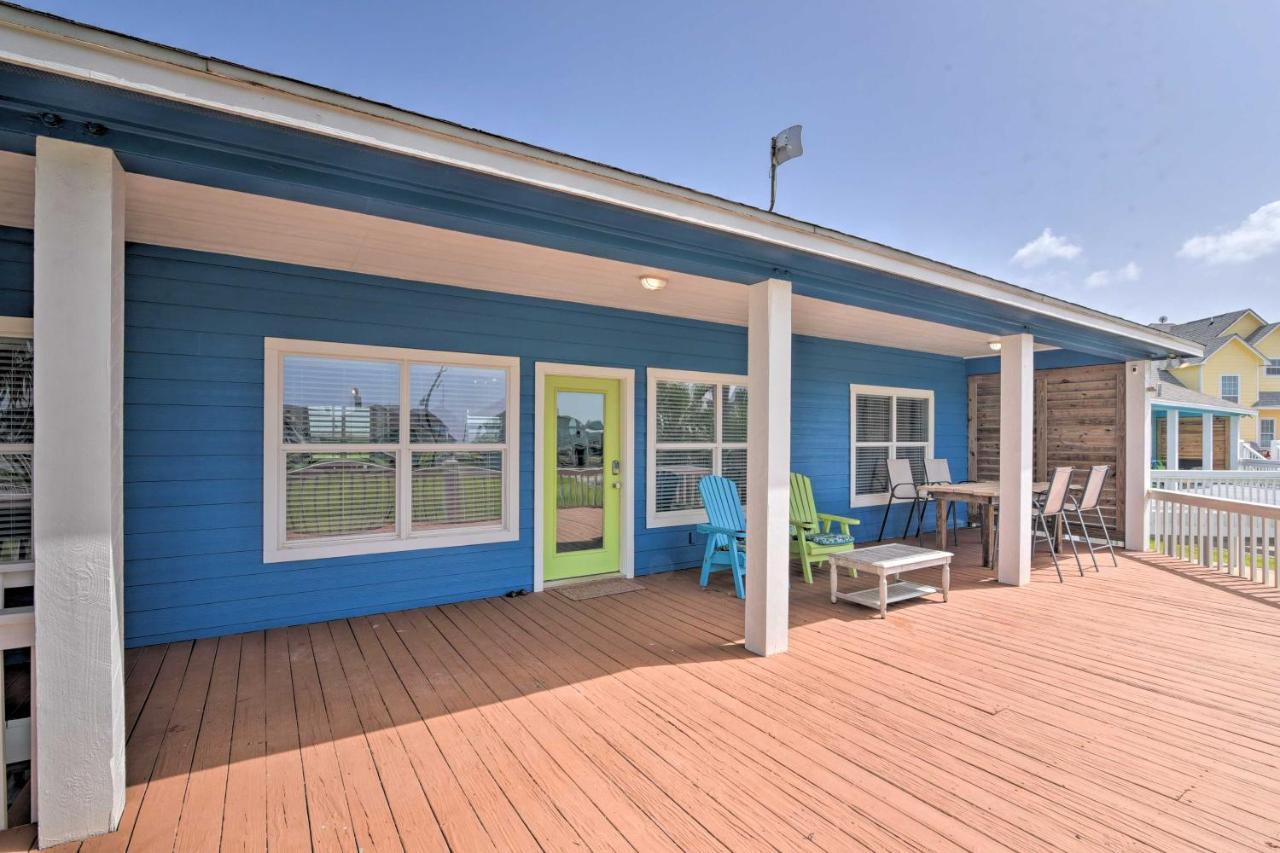 Вилла Bright Crystal Beach House, Walk To Coast! Bolivar Peninsula Экстерьер фото