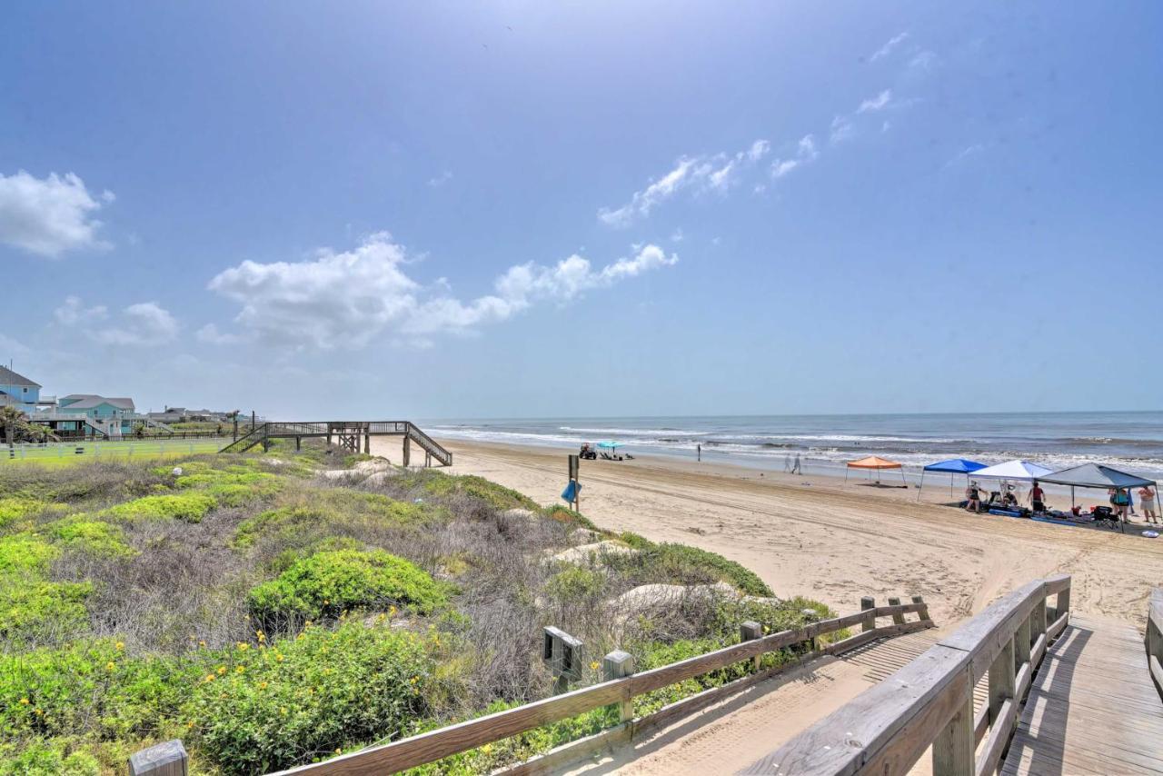 Вилла Bright Crystal Beach House, Walk To Coast! Bolivar Peninsula Экстерьер фото