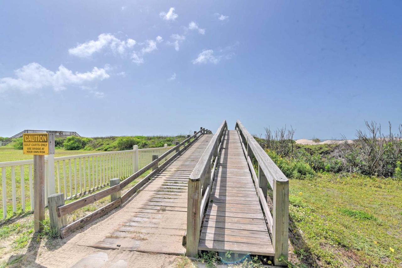 Вилла Bright Crystal Beach House, Walk To Coast! Bolivar Peninsula Экстерьер фото