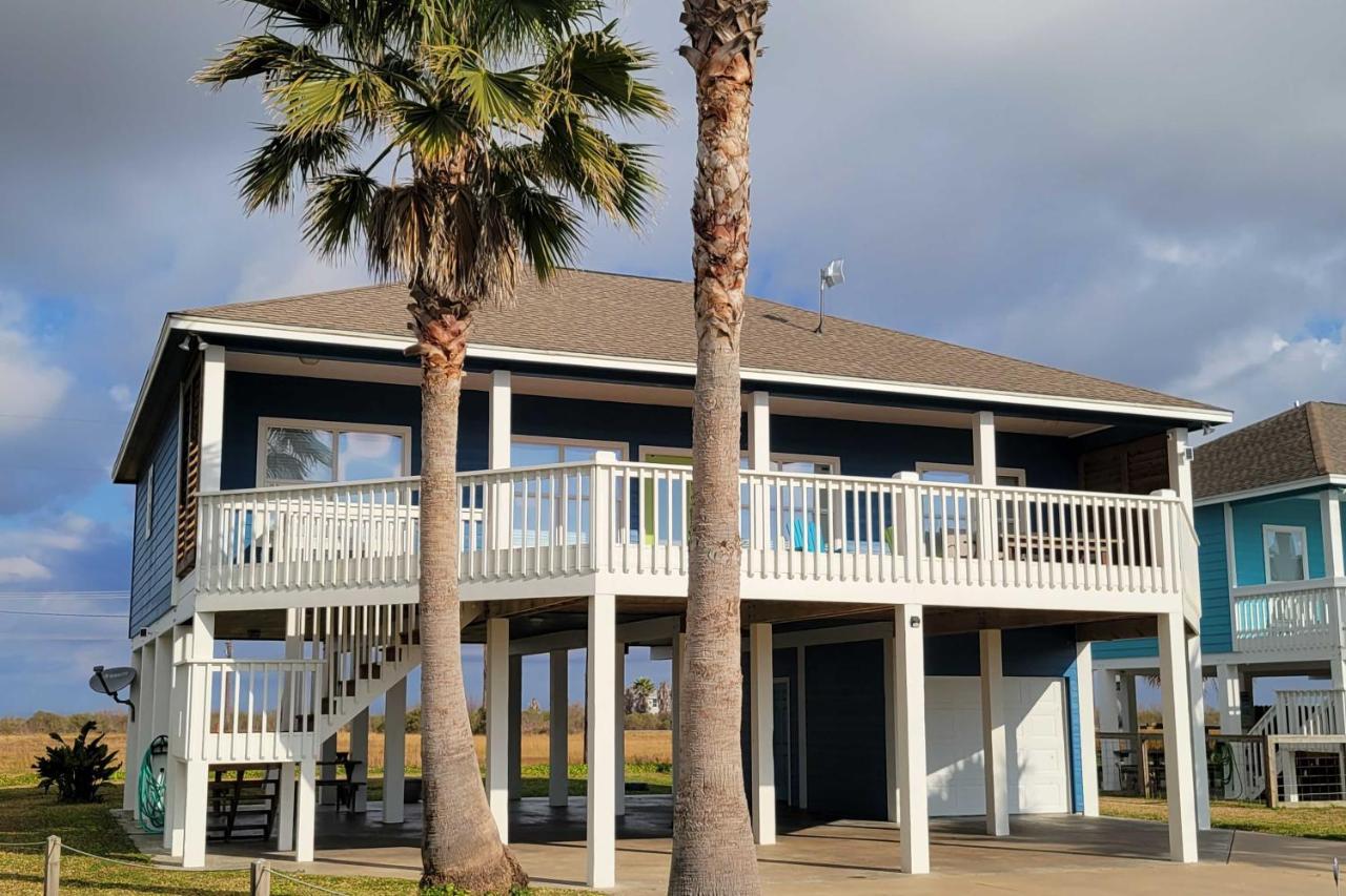 Вилла Bright Crystal Beach House, Walk To Coast! Bolivar Peninsula Экстерьер фото